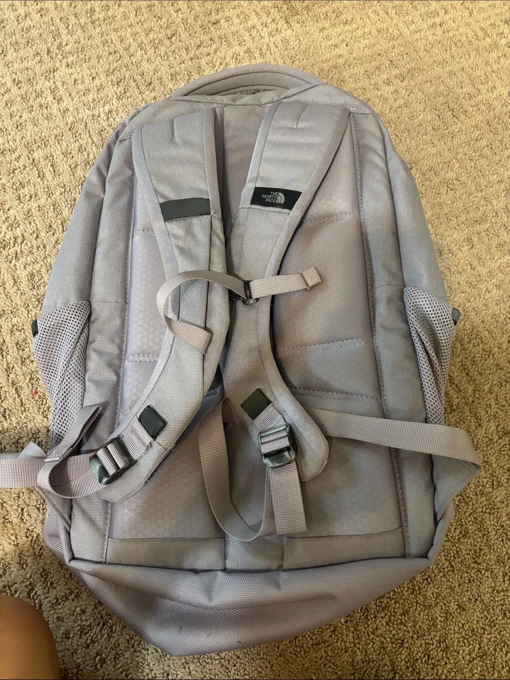 The North Face Light Gray Men's Daypack with Front Bungee